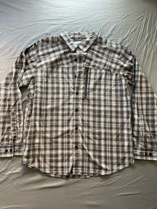 Columbia Hemd Herren XL Omni Wick Stretch Knopfleiste Freizeit kariert Kurzarm - Bild 1 von 8
