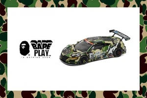 Pop Race X BAPE Honda NSX GT3 EVO22BAPE AVAILABLE NOW IN HAND - Picture 1 of 8