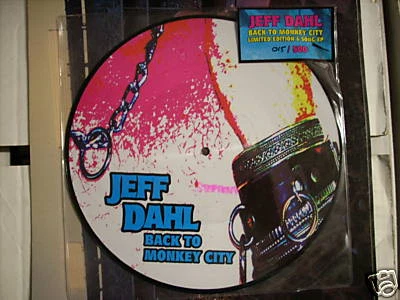 JEFF DAHL BACK TO MONKEY CITY 10" INCH PICTURE DISC 15/500 VINYL EP PUNK ROCK - Image 1 of 3