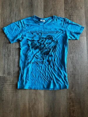 Auténtica camiseta para hombre Green Lantern DC Comics calce ajustado (mediana, azul) Foto 1 de 4