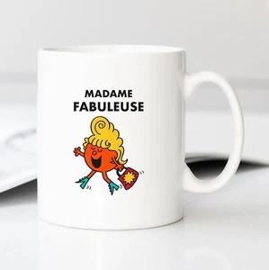 Mug Ceramic White Madam Fabulous - Picture 1 of 2