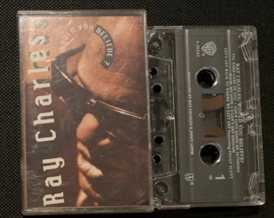 CASSETTE TAPE Ray Charles - Would You Believe 1990 (hole punched insert) - Image 1 of 4
