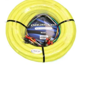 NEW DEEJAY LED MEDUSA ME-52FT-10 RCA PREMIUM GRADE WIRES ULTRA FLEX - - Picture 1 of 3
