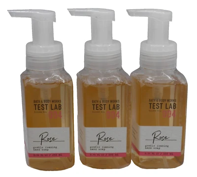 X3 Bath & Body Works Jabón de manos espuma suave rosa laboratorio de pruebas 004  Foto 1 de 4