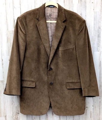 Chaqueta Blazer Pana Saddlebred Para Hombres 46R Marrón Forrada Western Academia Preppy Foto 1 de 4