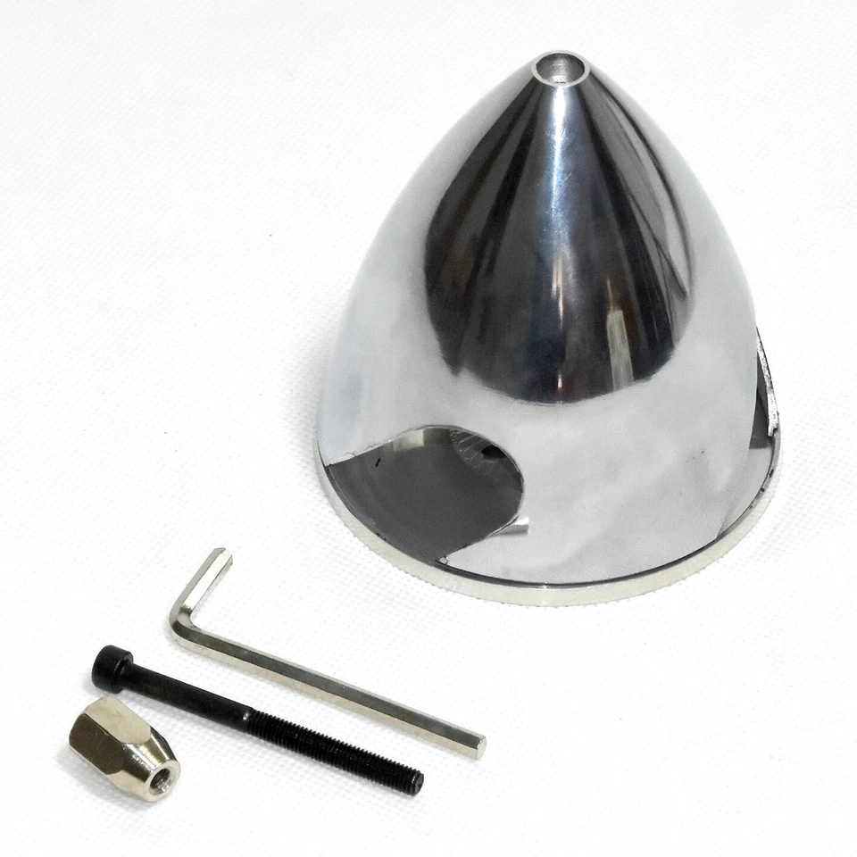 3 Slot 64mm 2.5in Aluminum Spinner for Gasoline Engine RC Airplane 3 blades prop - Image 1 of 4