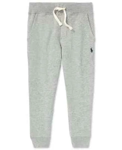 [NEW] RALPH LAUREN Boys Fleece Joggers Pants (SZ:S((8) /GREY ) - Picture 1 of 4