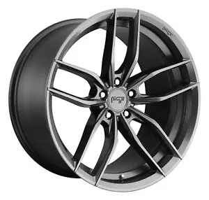 18x8 +40 Niche M204 Vosso 5x120 Matte Anthracite Wheels (Set of 4) - Picture 1 of 1