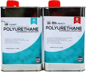1/2 Gallon Kit Polyurethane Expanding Liquid Foam , 8 LB Density Marine Foam - Picture 1 of 4