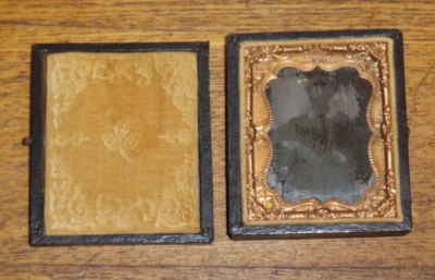 Antique Ambrotype Of Sitting Man - Faded & Torn - Image 1 of 4