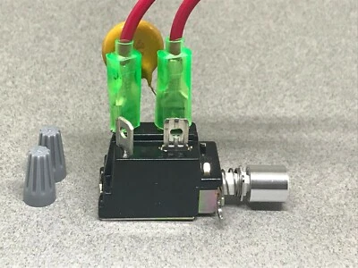 Pats Audio On/Off Power Switch Two Wire Pre-Wired for Philips 212 312 Turntables - Image 1 of 4