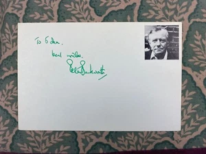 Peter Barkworth - Where Eagles Dare - Patton - The Price - Autographed 1965 - Picture 1 of 2