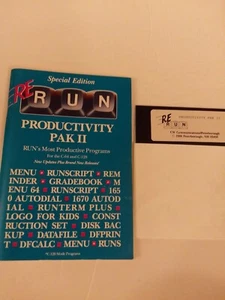 Commodore 64 / 128 Re-RUN Productivity Pak II Software - Vintage Software - Picture 1 of 4