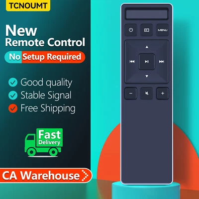 TCNOUMT New XRS551-D For Vizio Sound Bar Remote Control SB4551-D5 SB4051-D5 SB3851-D0