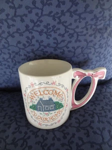 "WELCOME TO OUR HOME" Decorative Coffee Mug - Picture 1 of 5