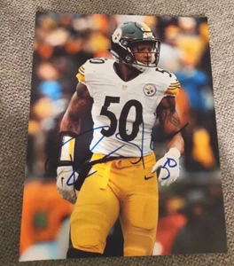 RYAN SHAZIER SIGNIERTES 8 X 10 FOTO PITTSBURGH STEELERS MIT COA + PROOF WOW - Bild 1 von 1