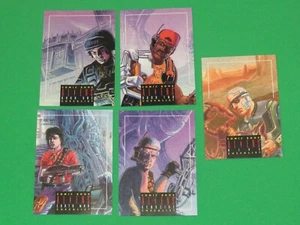 1992 ALIENS COMIC BOOK CHECKLIST PROMO 5 CARD SET HIVE GENOCIDE EARTH WAR NELSON - Picture 1 of 12