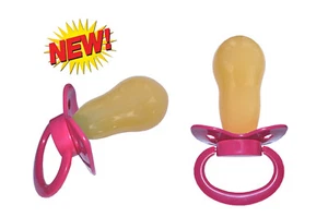 ABDL CHUPETE ADULTO - "MEGA CHUPETE CEREZA" - Talla 10 - Nº AMCP Rosa Oscuro - Imagen 1 de 1
