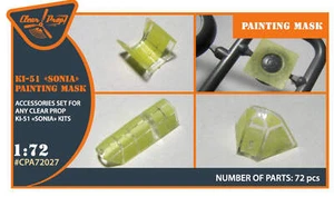 Clear Prop 1/72 Clear Prop Ki-51 Sonia Paint Mask - Picture 1 of 1