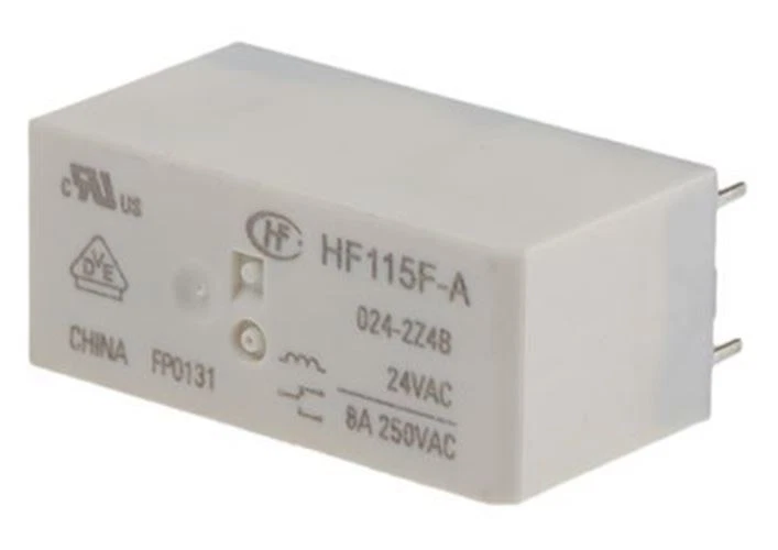 1 x RS Pro DPDT Non-Latching Relay PCB Mount, 24V ac Coil, 8 A Miniature Power R - Image 1 of 1