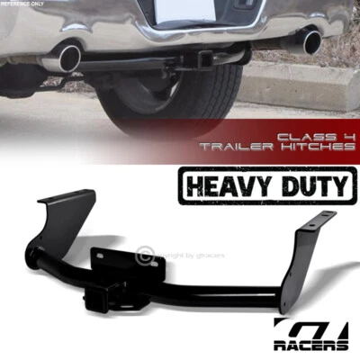 For 2009-2018 Dodge Ram 1500 Class 4 Black Trailer Hitch Receiver Bumper Tow 2" - Image 1 of 4