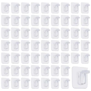 Punch Free Shelf Support Peg Self Adhesive Shelves Clips for Kitchen Cabinet ... - Picture 1 of 7