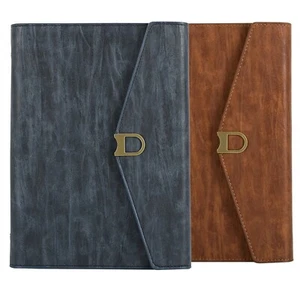 PU Leather Notebook A5 Journal Business Travel Organizer Diary Notebook01 - Picture 1 of 9