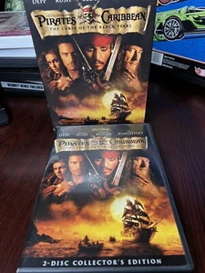 Pirates of the Caribbean: The Curse of the Black Pearl (DVD, 2003) 2-Disc - Picture 1 of 8