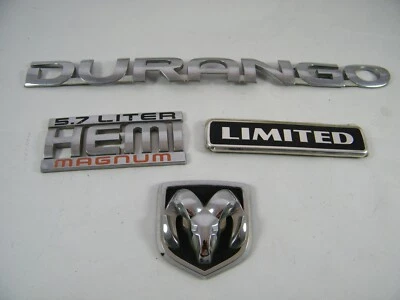  Dodge Durango 2005 emblemas OEM ~ Durango / 5,7 Hemi / Limitado / RAM  Foto 1 de 4