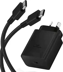 45W Super Fast Wall Charger w/Type-C Cable For Samsung Galaxy S21 22 S23 Ultra - Picture 1 of 7