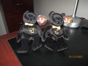 2 TY BEANIE BABYS THE END BEAR NEU MIT ETIKETT - Bild 1 von 2