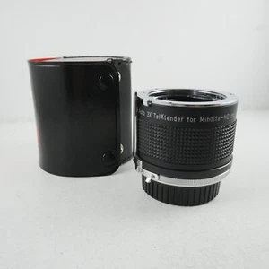 Teleconvertidor Spiratone Plura-Coat automático 3X enfoque macro para Minolta MD con estuche - Imagen 1 de 9