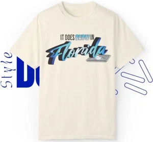Style Donut Custom IT Does SNOW in FLORIDA T-shirt Vtg fun drugs man gift shirt - Picture 1 of 26