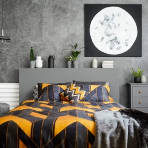 Duvet Quilt Cover Set Premium Quality 100% Cotton NIGHT AROMA - Picture 1 of 5