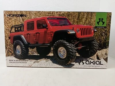 Axial SCX10 III "Jeep JT Gladiator" RTR 4WD Rock Crawler w/Portals (Red) SEALED - Image 1 of 4