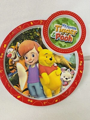 Winnie The Pooh Melamine 2 Part Plate 10” - Image 1 of 4