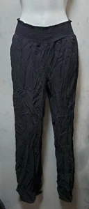 🛍👖Pantalones informales Sunny Leigh negros de pierna ancha con bolsillos ~ L M3020 🛍 - Imagen 1 de 12