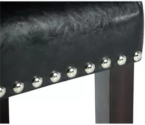 Steve Silver Westby Dining Polyurethane Upholstery, Pewter Nailhead Trim, Tapere - Picture 1 of 7