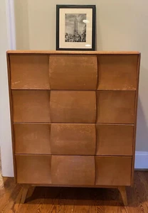 Vintage Heywood Wakefield Kohinoor 4 Drawer Mid-Century Modern Kohinoor Chest - Picture 1 of 12