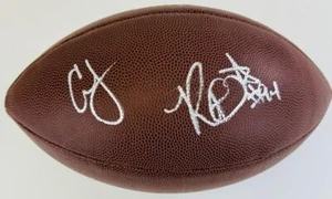 CORTLAND FINNEGAN ROBERT QUINN SIGNED NFL FOOTBALL ST LOUIS RAMS AUTOGRAPH J1 - Picture 1 of 1