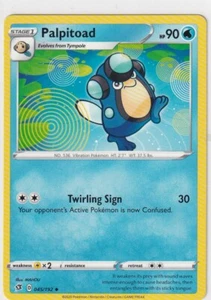   Pokemon Karte SWSH02 Clash der Rebellen Nr. 45/192 Palpitoad englisch - Bild 1 von 1