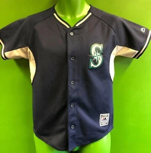 Camiseta deportiva de béisbol juvenil de los Marineros de Seattle de las Grandes Ligas mediana 10-12 - Imagen 1 de 6