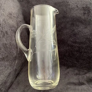 Vintage Art Studio Cut Glass Pitcher Jug - Picture 1 of 9
