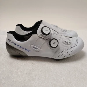 Shimano RC902 S-Phyre Mens Size 7 EU 39 Road Cycling Shoes White Boa - Picture 1 of 6