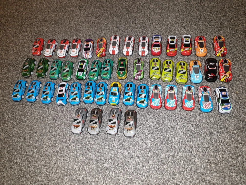 Collection of 48 multicoloured small toy cars (3+) - Image 1 of 4