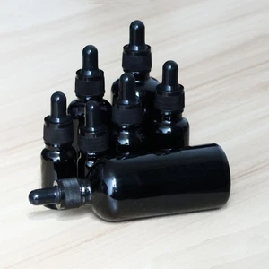 Aromatherapy essential oils 5-100ml Dropper Bottles biology Glass Reagent - Picture 1 of 3