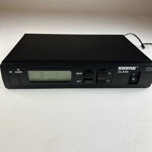 Shure ULXS4 662-698 MHz-M1 Wireless Receiver, w/Power Supply, NO Antennas,Tested - Picture 1 of 14