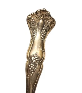 Rare 1847 Rogers Bros XS Triple Grapes 8.5" Silverplate Serving Spoon 8 1/8" - Picture 1 of 17