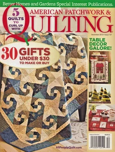 American Patchwork & Quilting December 2015 Magazine Christmas Issue - Picture 1 of 4