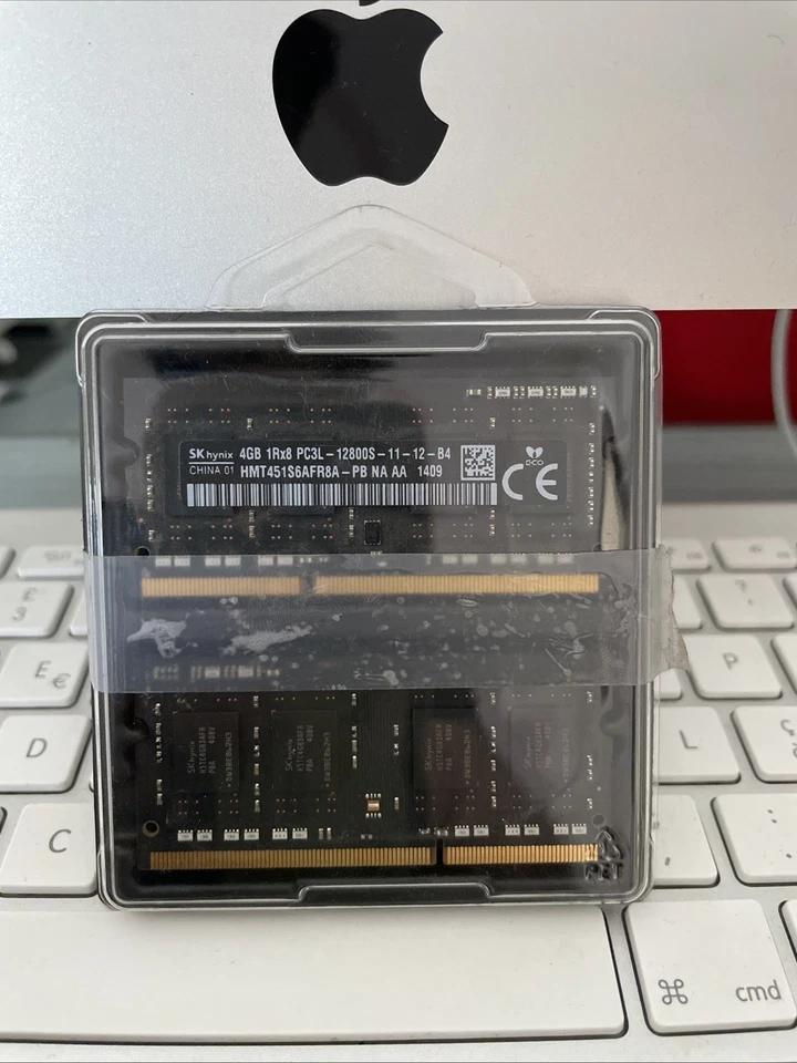 8GB (2x4GB) RAM Apple SK Hynix DDR3L 1600MHz SO-DIMM PC3L-12800S MacBook iMac - Immagine 1 di 1